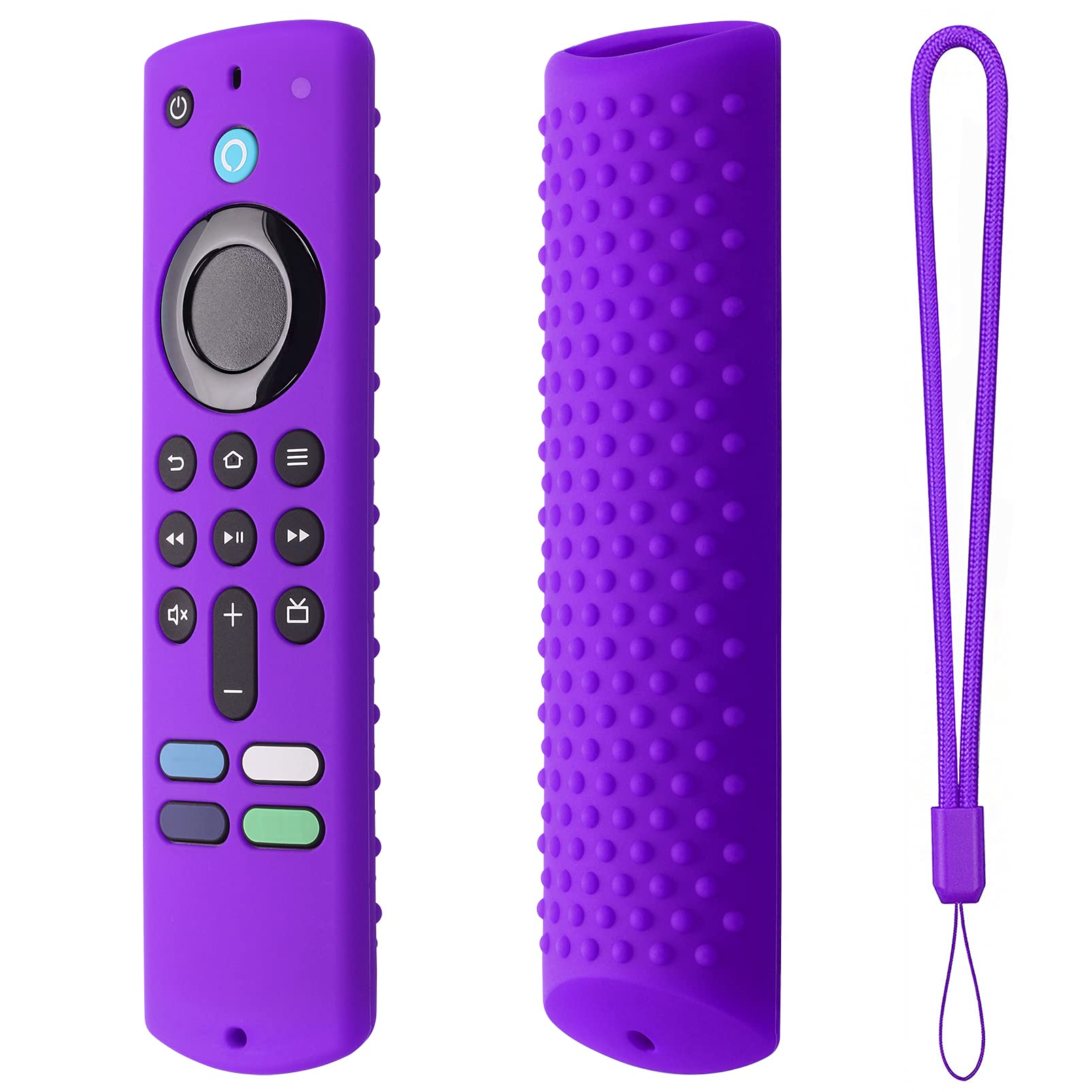 Photo 1 of *blue*Hi Color Silicone Cover Compatible with 5.6 Inch Fire TV Stick (3rd Gen) Remote Firestick Remote Cover for Firesticksticktv Silicone Protective Case Sleeve()