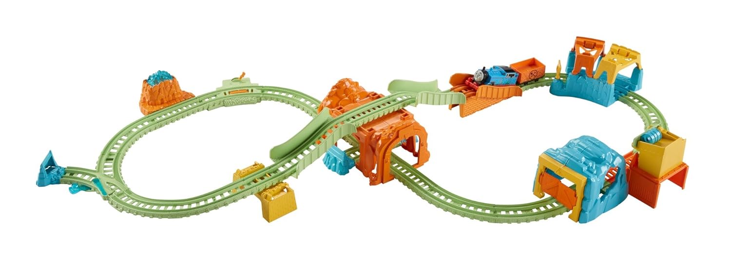 thomas & friends trackmaster glowing mine set