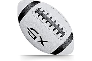 GX TOUR+ Official Size 7 Football – Durable,Strong Grip Leather Adult & Youth Football for Practice, Game Day, Outdoor Sports, and Training – Ideal for American Football Lovers & Athletes