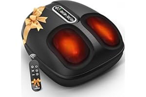 2026 Upgraded Foot Massager, Shiatsu Feet Massager with Heat, Foot Deep Tissue, Gift for Women Men Mom Dad, Relax for Home or