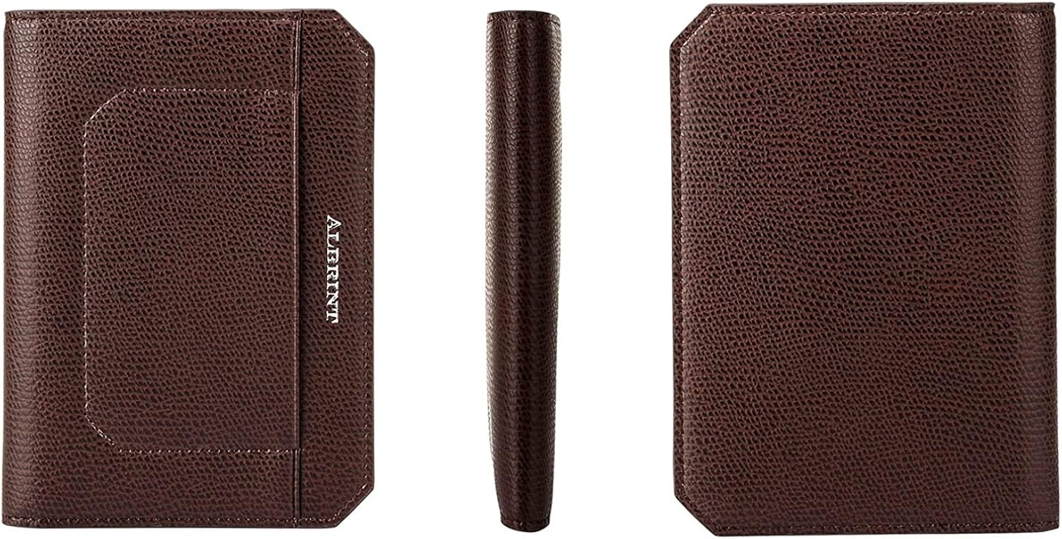  | Travel Passport Holder Rfid Blocking Leather Passport Wallet Slim Cover, Dark Brown | Passport Wallets