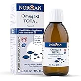 NORSAN Omega-3 Total Liquid Fish Oil – High-Dose 2000mg Omega-3 per Serving | Supports Heart, Brain & Vision* | Friend of The Sea Certified | 6.8 fl oz Bottle (200ml)