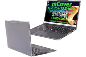 mCover case ONLY Compatible for 2025+ 13.3" Lenovo ThinkPad X13 Gen 6 Series Clamshell (with 180° Hinge) Windows Notebook PC(