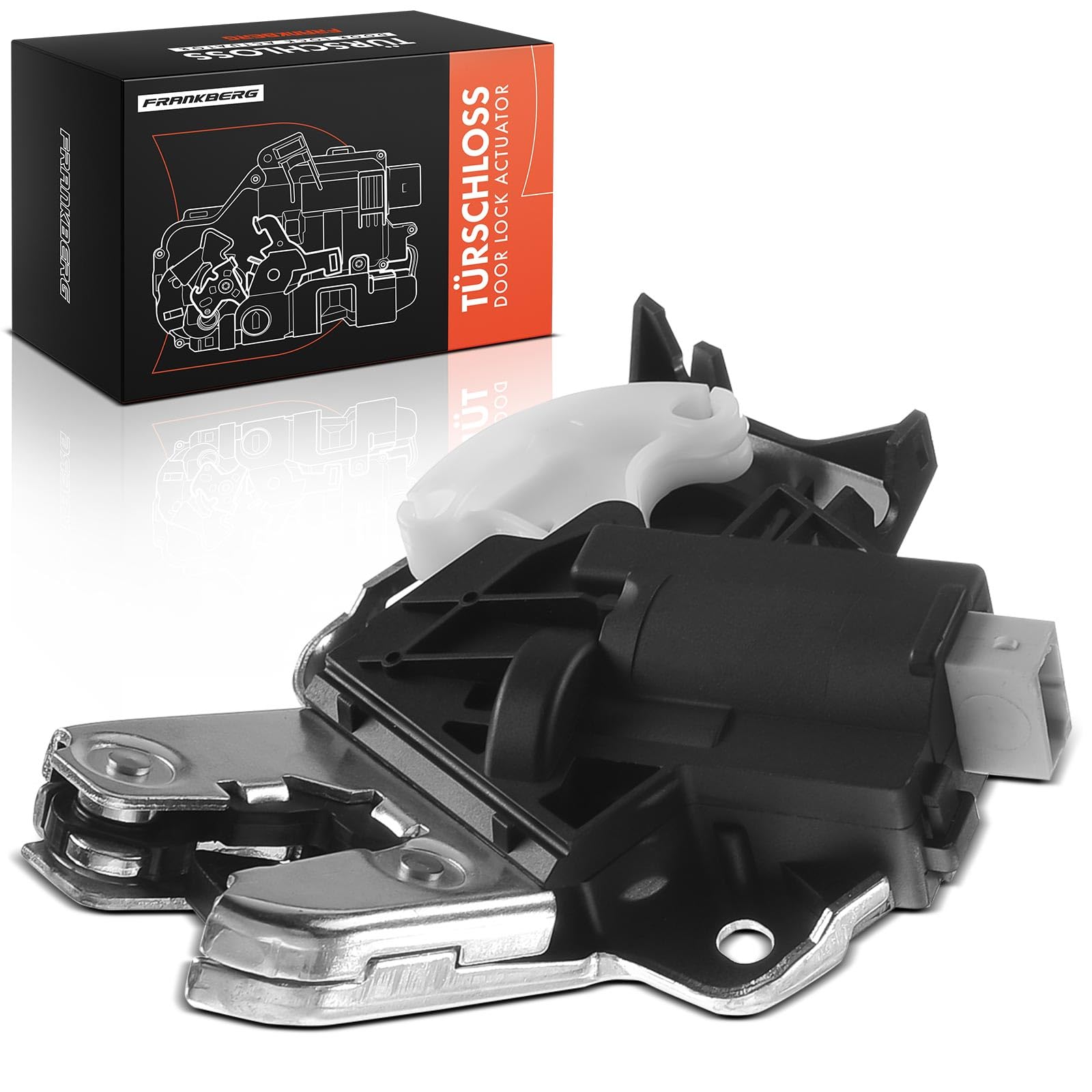 Frankberg Door Lock Actuator Tailgate Rear Side Compatible with A4 8EC B7 8K2 B8 2004-2013 A6 4F2 C6 2004-2011 Exeo 3R2 2008-2013 Jett.a MK III 2005-2011 Passa.t 3C2 2005-2011 Replace# 4F5827505D