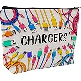 ZOCIGIFTS Vibrant Makeup Bag - Double-Sided Print Travel Organizer, Soft Cosmetic Pouch for Women, Ideal Gift for Birthday Graduation Christmas (White, Style D)