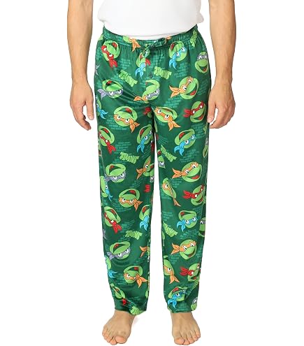 Teenage Mutant Ninja Turtles Men's Tossed Print Sleep Pajama Pants