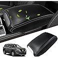 SKTU for 2023 2024 2025 Nissan Pathfinder Armrest Cover 2022-2025 Pathfinder Center Console Cover Nissan Pathfinder 2023 2024 2025 Accessories 2022-2025 Pathfinder Center Console Cushion (Black Line)