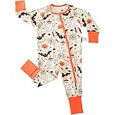 aqpa Pajamas for Baby Boys & Girls, 92% Viscose From Bamboo and 8% Spandex, Preemie & Newborn Sleepers, 2-Way Zipper PJs
