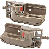RBOKO Driver and Passenger Side Interior Door Handles Compatible with 2003-2008 Toyota Corolla, 2005-2015 Toyota Tacoma, 2003-2008 Pontiac Vibe, 6920602100B0, TO1352136, 69206-02100-E0, Beige
