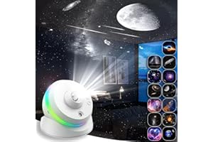VANSMAGO [6th Gen Upgraded] Meteor Galaxy Projector, 13 in 1 Planetarium Star Projector Galaxy Night Light with Realistic Starry Sky Constellation Nebula for Kids Bedroom Living Room Ceiling Decor