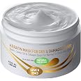 VITAMINS hair cosmetics Keratin Hair Mask Deep Conditioner for Dry Damaged Hair - Biotin, Collagen and Castor Oil Deep Conditioning