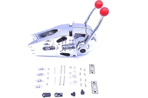 SOUTHMARINE Top Mount Control Marine Boat Twin Lever Handle Engine Control for Teleflex Morse MT3 CH-5300P 33C Dual Action Outboard