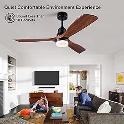 XBIBI 52 Inch Ceiling Fan with Lights Remote