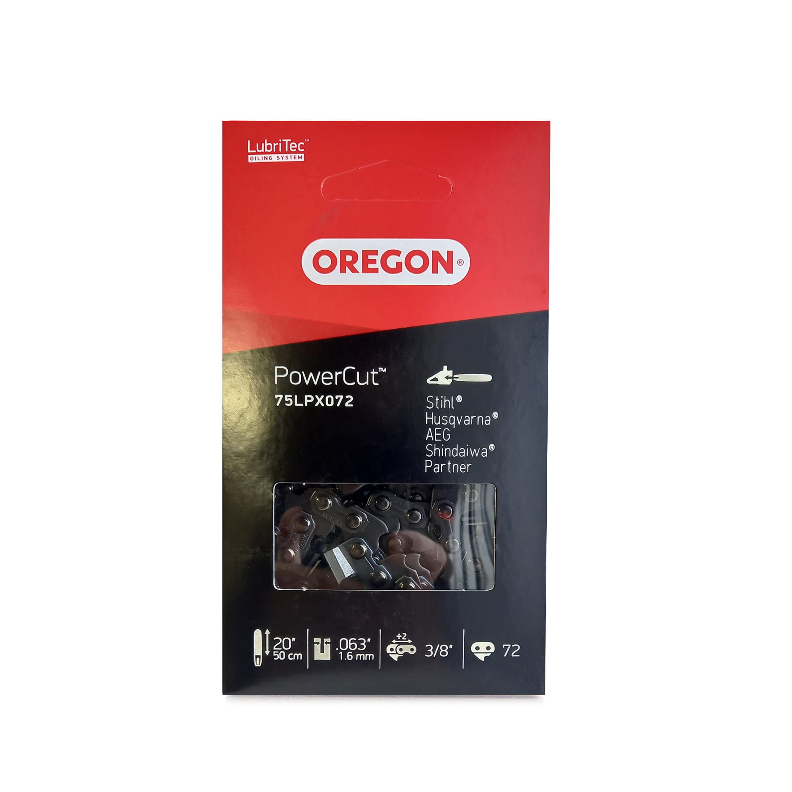 Oregon 75LPX072E Chain, 3/8-inch Pitch, 72 Drive Links