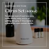 Nikura Citrus Oils Set 4 x 10ml Bergamot Lemon Lime Sweet Orange view 6