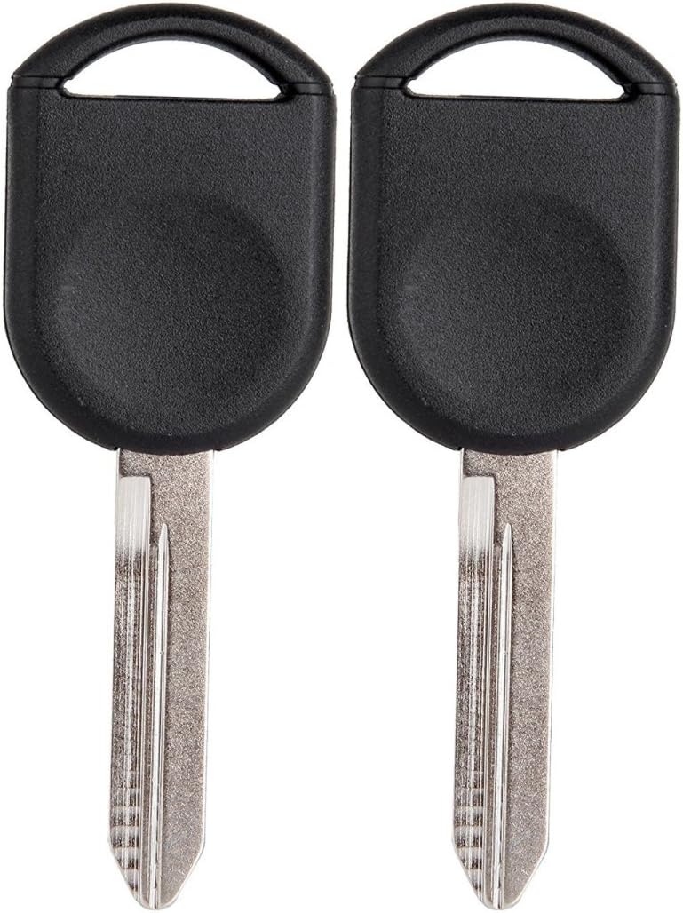 REMOTE STORE Bundle Pair of Replacement Uncut 80 BIT TRANSPONDER Keys for Ford Vehicles 164-R8040