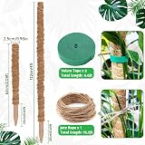 Aileem Moss Poles 122cm 2 Pack Bendable Plant Support Climbing Poles view 3