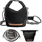 K&F Concept Camera Sling Bag Small Camera Compact Case, Cute Soft Camera Pouch Handbag for Urban Street Photography