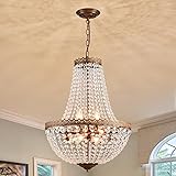 KAIQI 6 Lights French Empire Crystal Chandelier