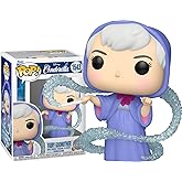 Funko Fairy Godmother with Magic Wand + Pop Protector: Cinderella 75th Anniversary Disney Pop! Animation Vinyl Figure (Gift Set Bundled with ToyBop Brand Box Protector Case)