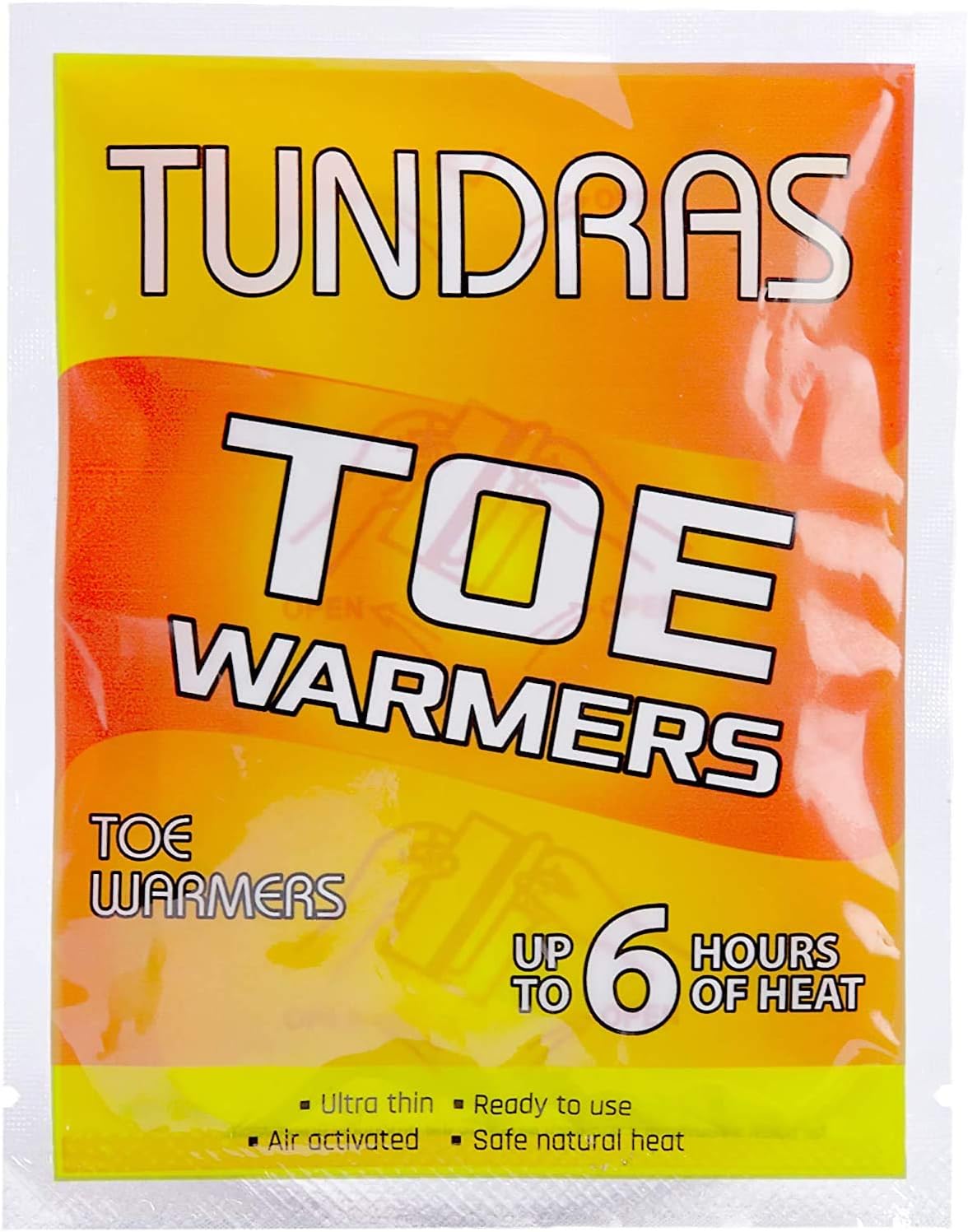 Hot Toe Foot Heat Warmers - 80 Count, Adhesive Long Lasting Air Activated Disposable Natural Heating Pads for Shoes, Boots – Odorless & Comfortable for Outdoor Work, Sports Activities: Sports & Outdoors