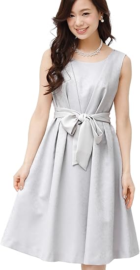 Amazon プールヴー ドレス ワンピース パーティードレス 結婚式 二次会 レディース アイスグレー Mサイズ 9号 2768 ワンピース チュニック 通販