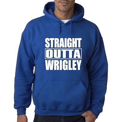 Chicago Cubs Wrigley Field Hooded Sweatshirt in Blue Nigeria Ubuy