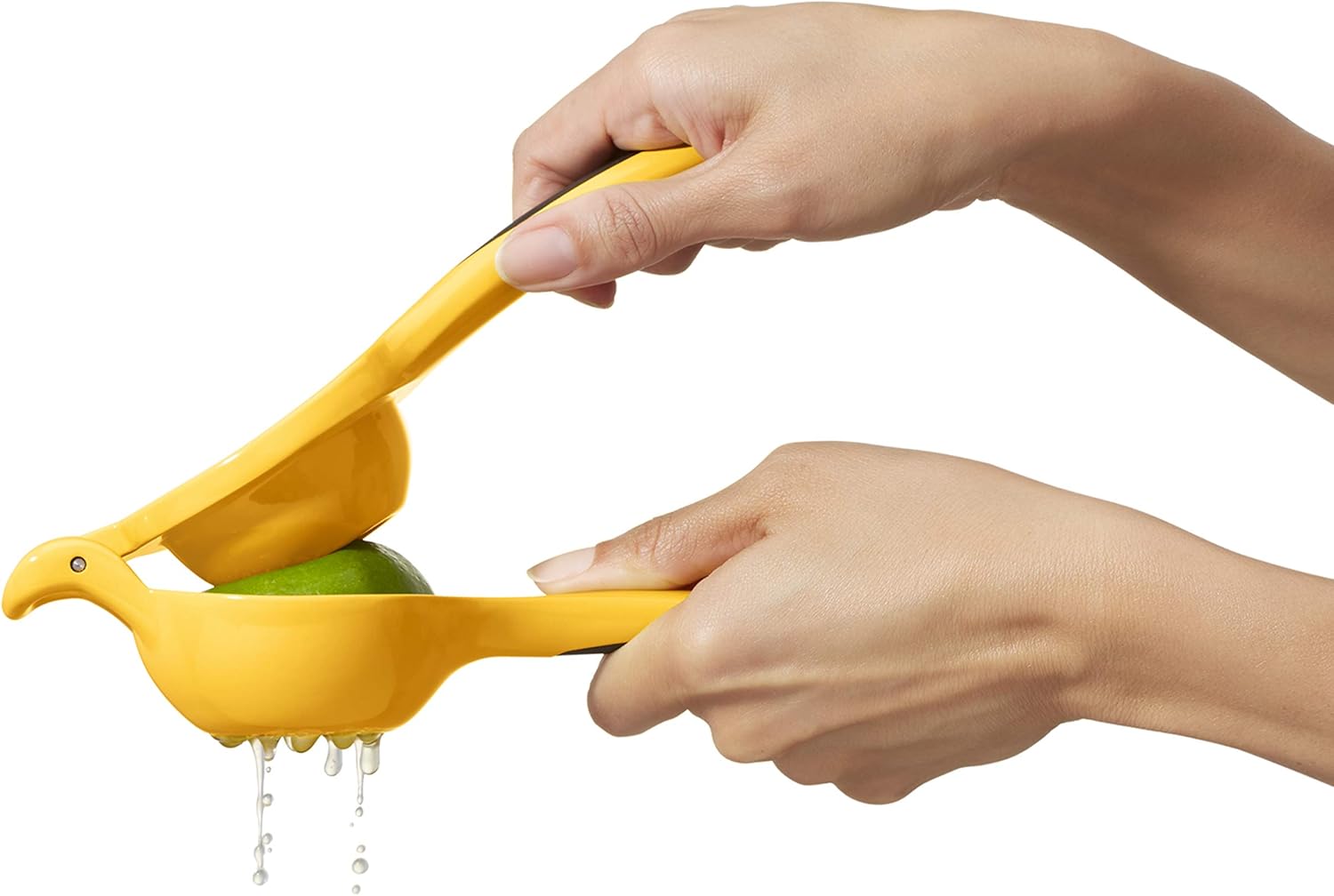 OXO Good Grips CItrus Squeezer, Yellow/Black, 10-1/2 in L x 1-1/2 in W x 4.24 in H: Hand Juicers: Kitchen & Dining