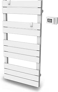 Toallero de barra plana, seca, calentador, 500 W, programable ...