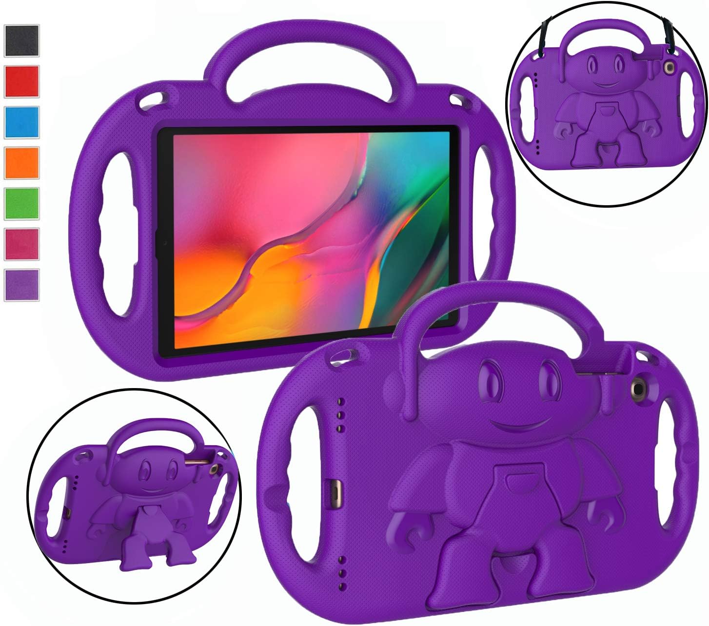 LTROP Kids Case for Samsung Galaxy Tab A 10.1" Tablet（2019） SMT510/T515, Light