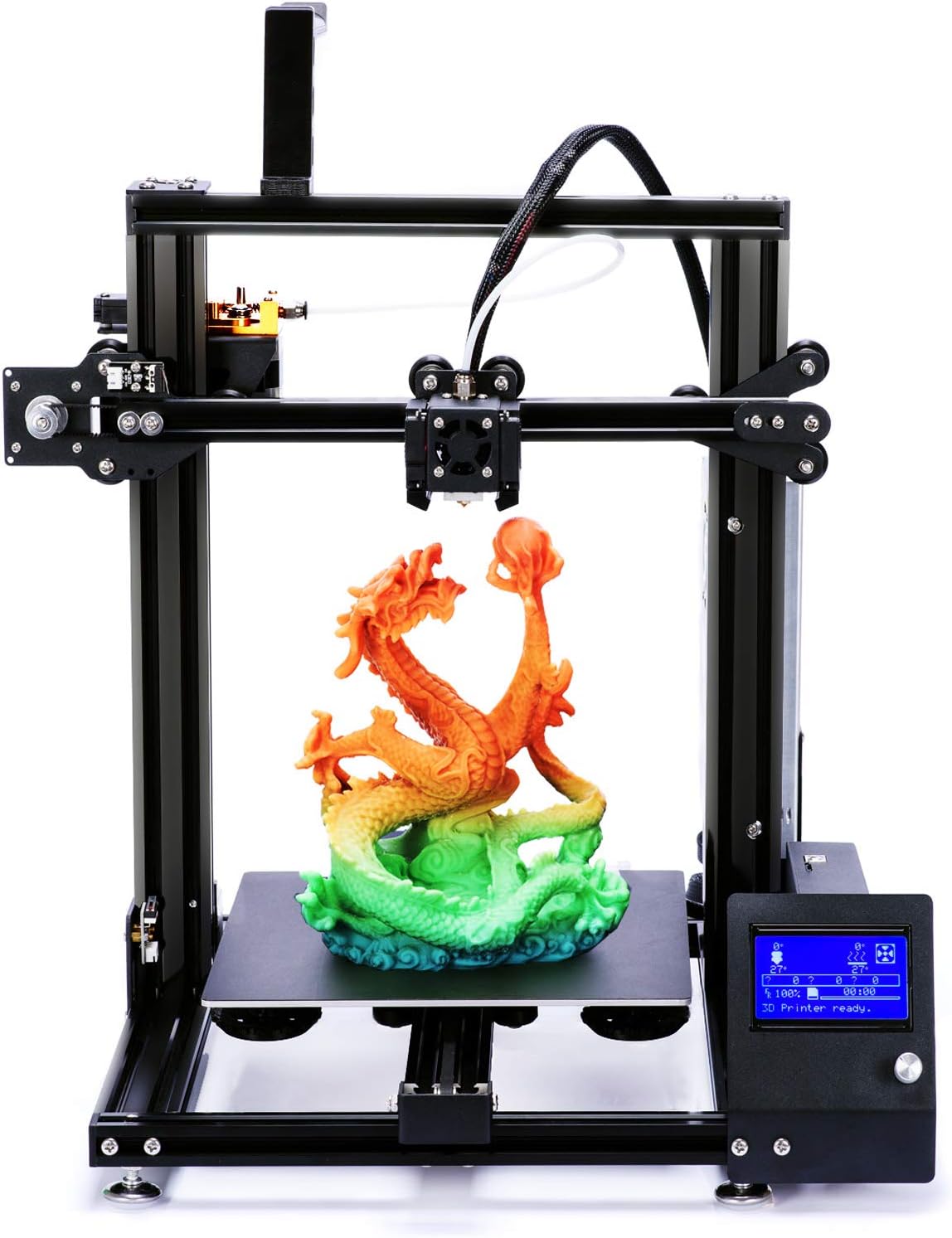 ADIMLab 3D Printer Gantry-S Prusa i3 type 32bit Board 24V15A Power 230X230X260 Build Size Power Resume Filament Detector Metal Extruder and 3 Fans for E3D V6 type Hot End