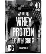 Warrior Whey Protein Powder Unflavoured 1kg High Protein Shake 36g