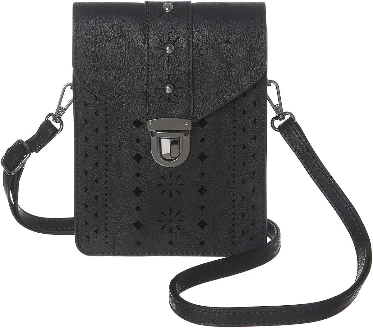 INICAT RFID Blocking Small Crossbody Cell Phone Purse Wallet Card Slots