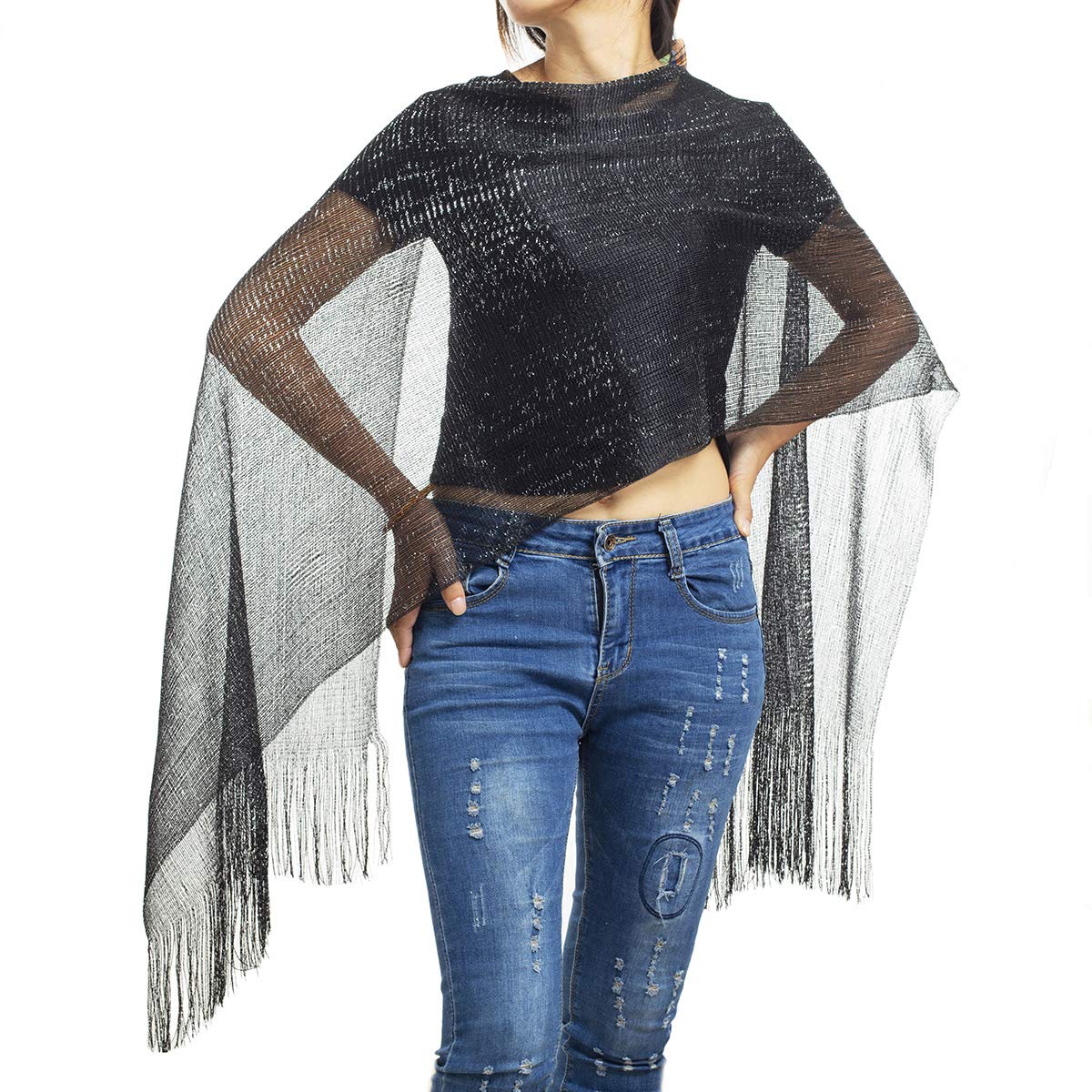 2-Pack Wedding Scarf Shawl for Women Glitter Shawl and Wrap for Evening Dresses 2-Pack Wedding Scarf Shawl for Women Glitter Shawl and Wrap for Evening Dresses