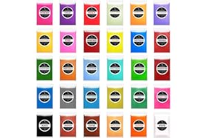 YESOGREAT 30 Colors Mica Powder, Mica Pigment Powder for Epoxy Resin, Lip Gloss, Eye Shadow, Paint, Dye, Soap Making, Nail Polish, Candle Making, Bath Bombs