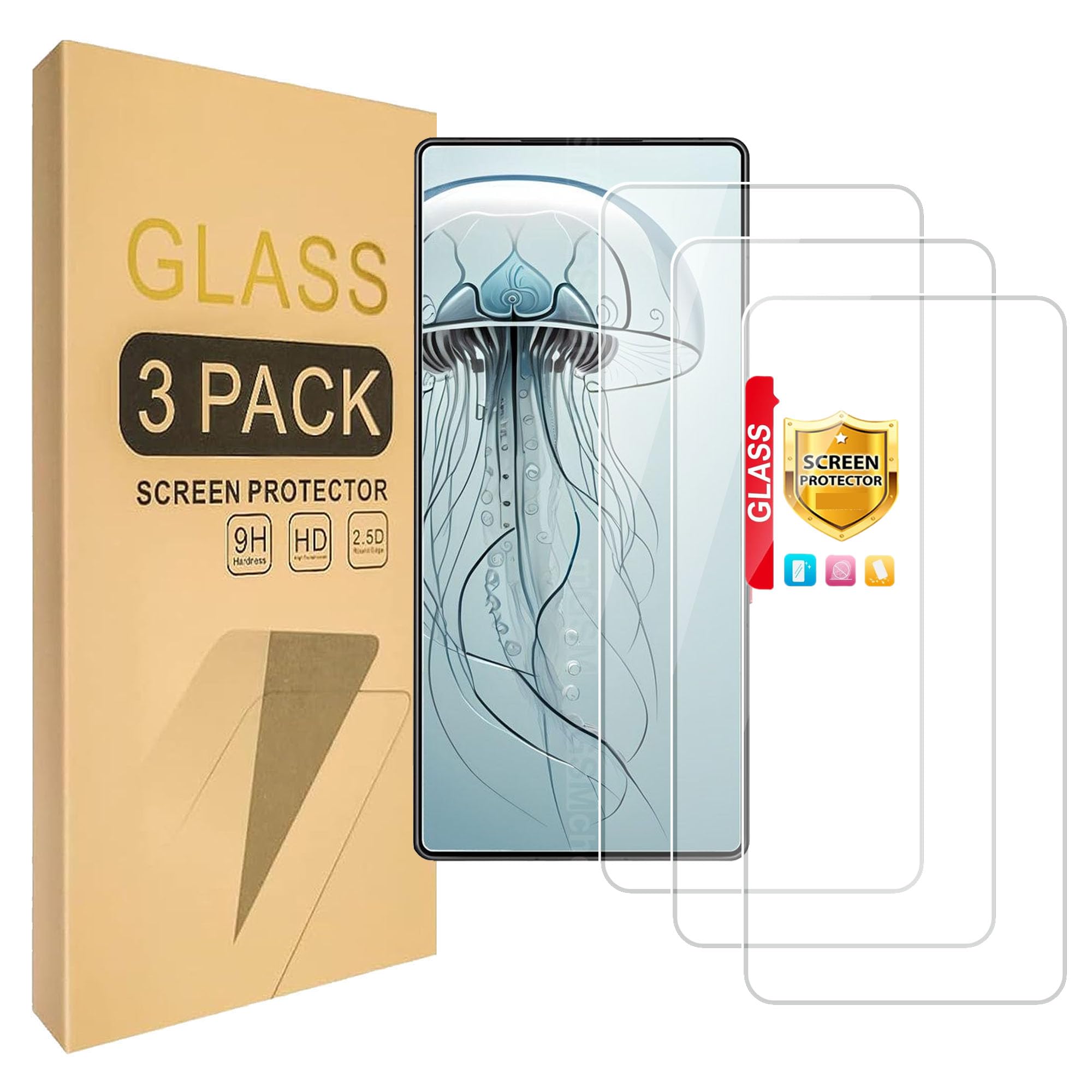 Lucyliy (3 Pack) Compatible with Nubia Red Magic 8S