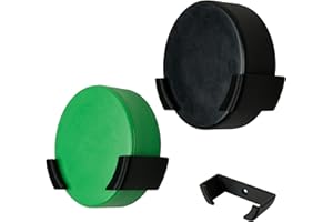 MATTERFORM Hockey Puck Wall Mount Display (2 Pack) | Wall Rack Holder Brackets for Collectible Pucks & Game Winning Pucks | Ice Hockey Decor & Storage