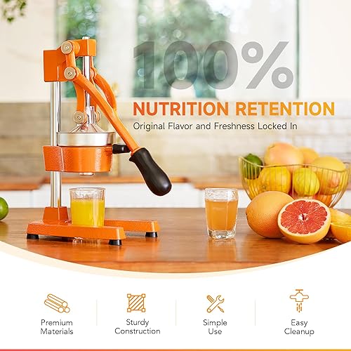 CO-Z Hand Press Juicer Machine, Manual Critus Juicer and Professional  Citrus presser for Orange Juice Pom Lime