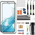 Zgxhga for Samsung Galaxy S22 Screen Replacement,Replacement Screen for Galaxy S22 Series 6.1 inch,Glass Replacement Kit with Repair Tools,Waterproof Adhesive(NO OLED & Touch Digitizer)