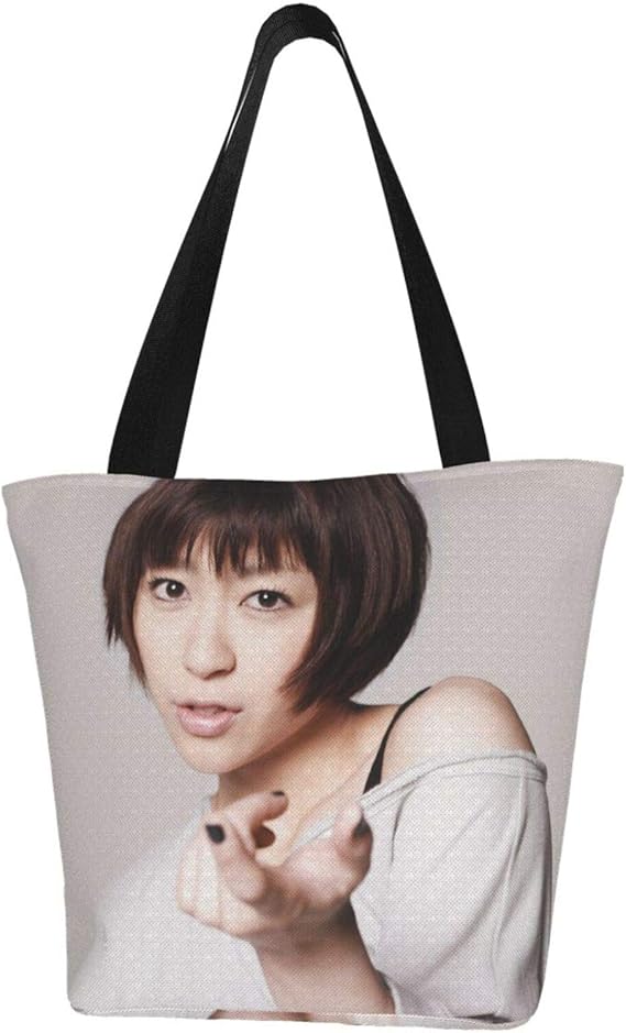 Amazon 宇多田ヒカル 1 ファッション トートバッグ ショルダーバッグ レディースショッピングバッグ ショルダートートバッグ キャンバス ミニトート 大容量 耐久 頑丈 軽量 携帯便利トートバック 通勤 通学 旅行 Unbeanded ショルダーバッグ
