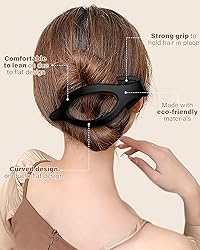 French Flat Hair Clips for Women - 6Pcs Flat Hair