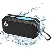 WEYANG Portable Bluetooth Speaker,IP65 Waterproof Wireless Speaker,Wireless Outdoor Bluetooth Speakers,Bluetooth 5.0,Built in micSupport Micro SD/TF Card