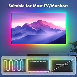 MORIACC LED Lights for TV,13.1FT RGB TV Lights