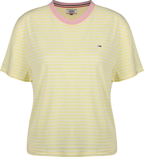 yellow tommy jeans jumper