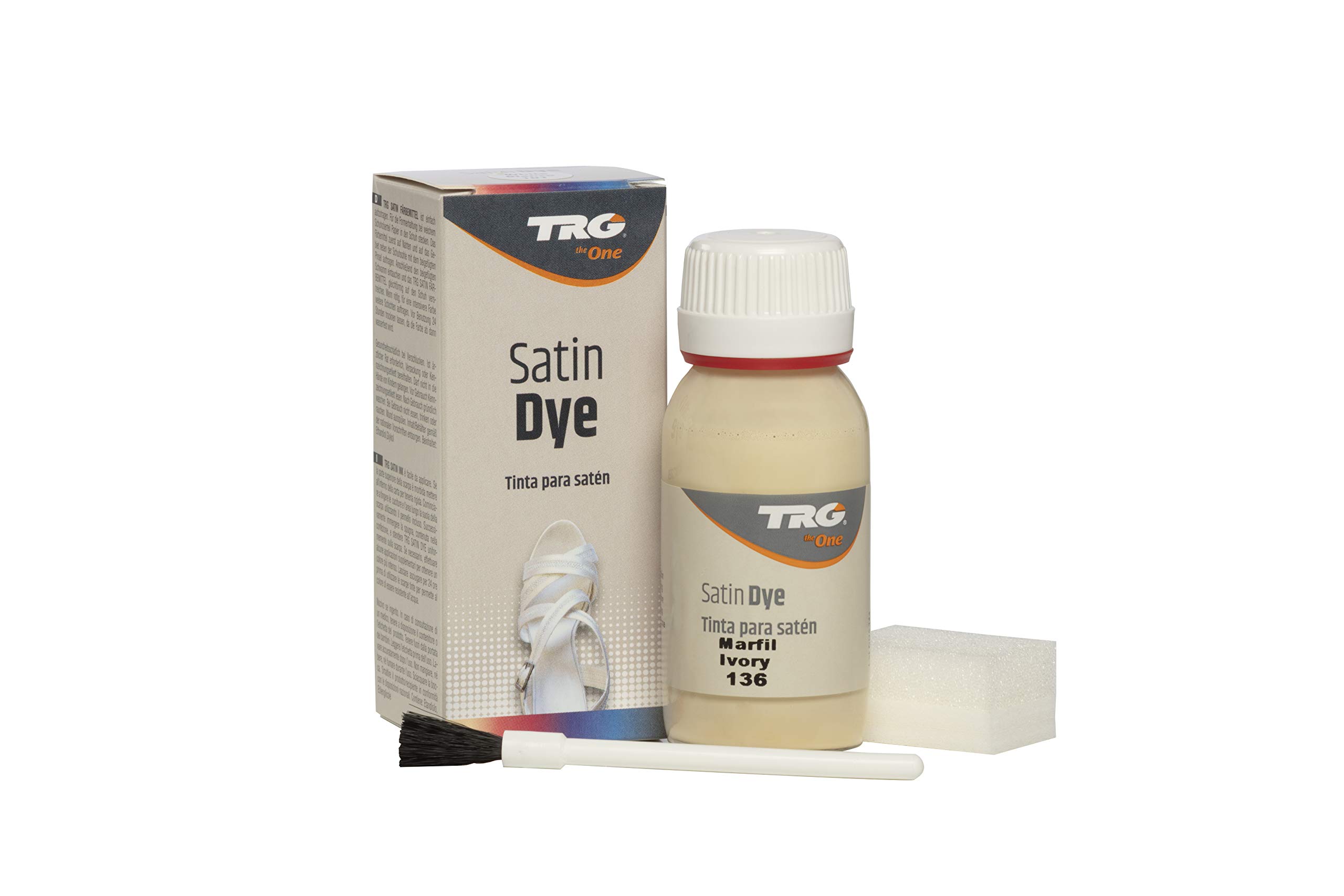 TRG The One Satin Dye, Satin Shoe Ink, 136 Ivory, 50 ml