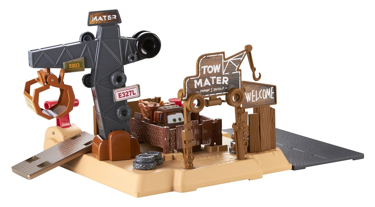 radiator springs wooden playset