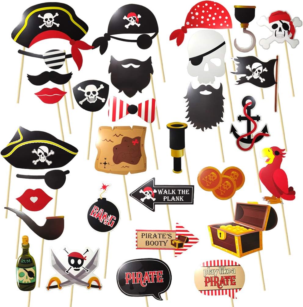 Funny Pirate Party Supplies,Pirate Photo Booth