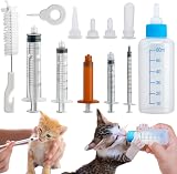 DONQL Puppy Nursing Bottle Kit 60ml Kitten Nipple Syringe Feeding Set view 1