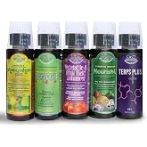 Microbe Life Hydroponics Starter Kit with 4-Ounce Sample Size Bottles of Photosynthesis Plus, Nourish-L, Vegetable and Fruit Plant Growth Yield Enhancer, Foliar Spray &amp; Root Dip, and Terps Plus