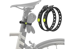 Bone Bike Strap Lite (2 Packs), Bicycle Wheel Stabilizer Strap, Scratch-Free & Adjustable Silicone Strip for Storage, MTB Fra